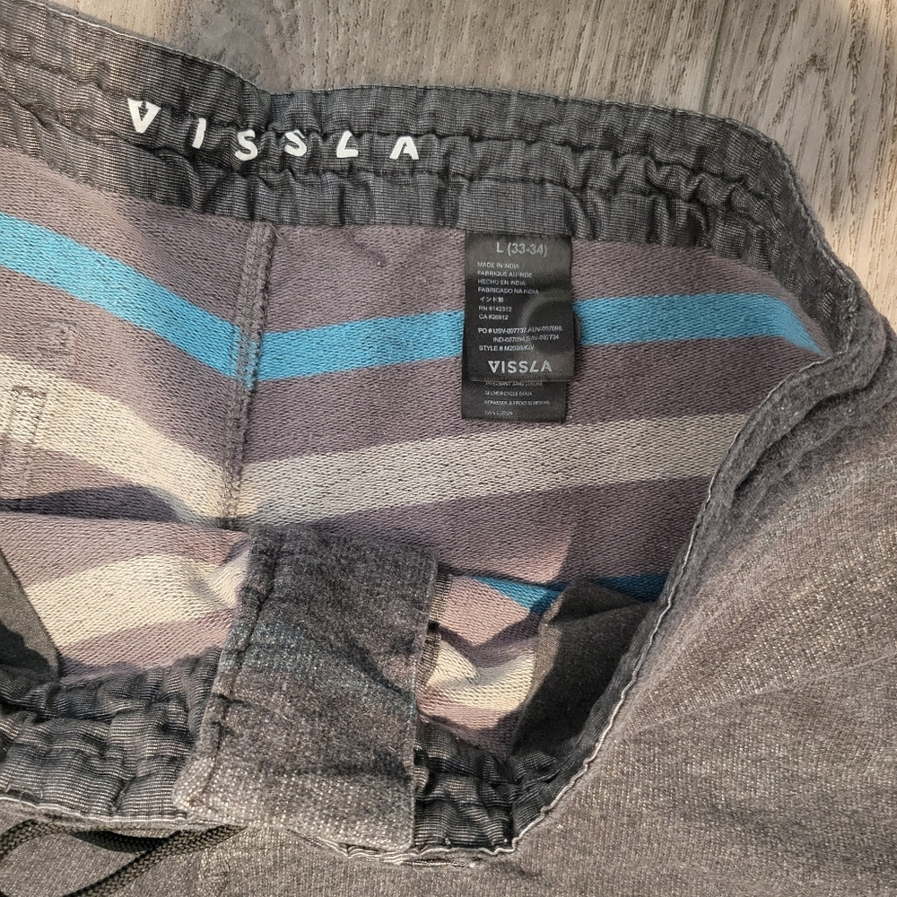 VISSLA Dark Gray Board Shorts - Picture 4 of 6
